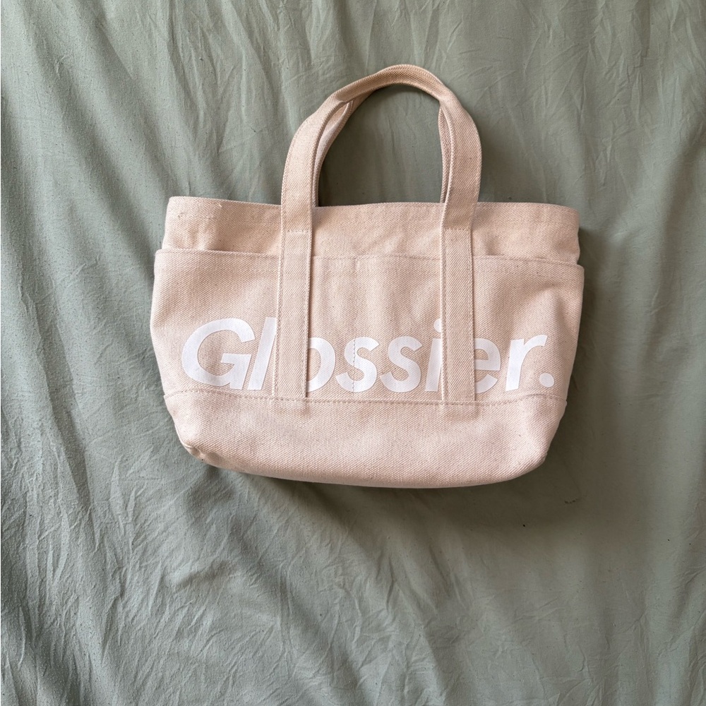 Glossier Cream Tote Bag